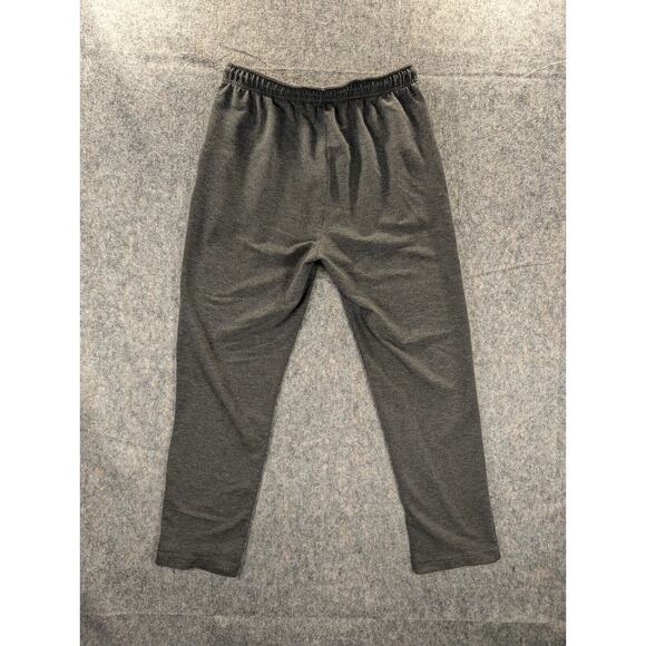 Eddie Bauer Sweatpants Medium Men's Gray Lounge Fleece Activewear Poly Blend - Picture 2 of 11